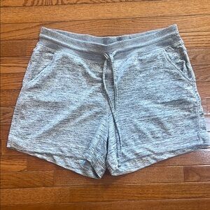 90 Degree By Reflex Heather Gray Athletic Shorts